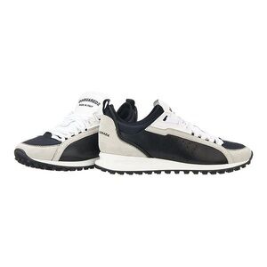 DSQUARED2 Black, White and Gray Low-Top Men's Sneakers - Size EU 44